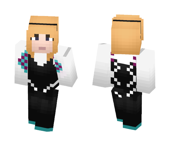 Spider-Gwen (Unmasked) [Earth-65] - Female Minecraft Skins - image 1