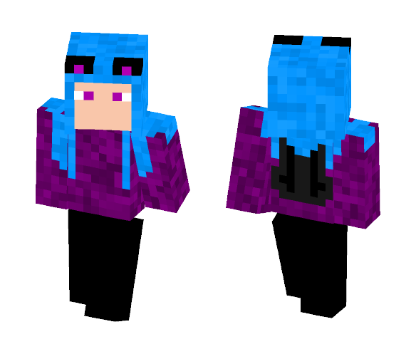 Ender Dragon Girl - Girl Minecraft Skins - image 1