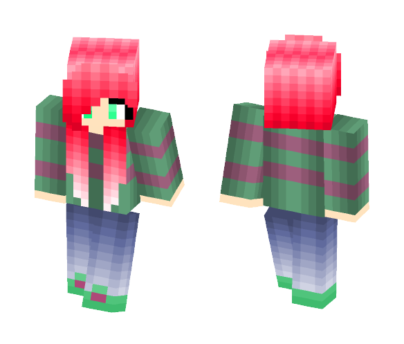 Conversation Hearts Girl - Girl Minecraft Skins - image 1