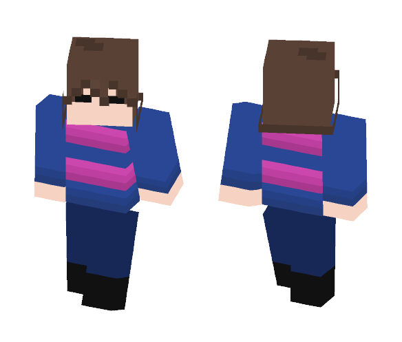 Undertale - Frisk - Interchangeable Minecraft Skins - image 1