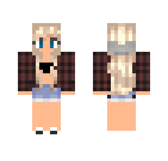 Cute Hipster Girl - Cute Girls Minecraft Skins - image 2