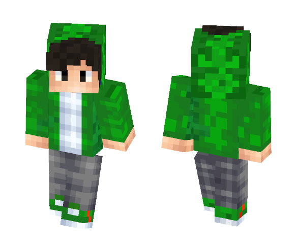 Green Teen - Male Minecraft Skins - image 1