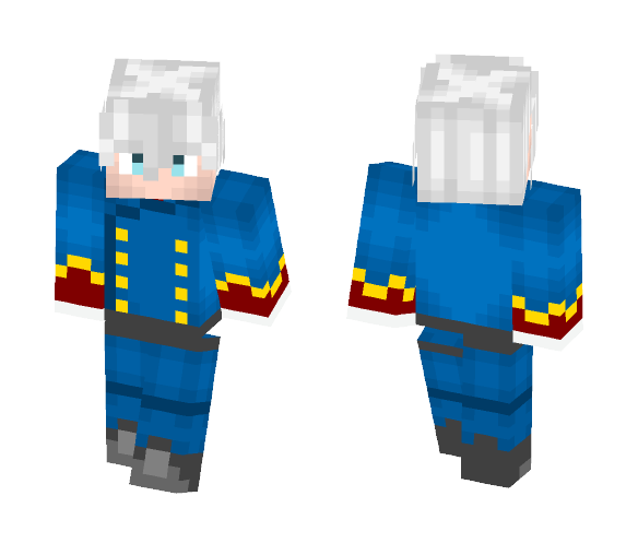 Aldnoah Zero: Slaine Troyard - Male Minecraft Skins - image 1