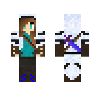 White/light blue assasin