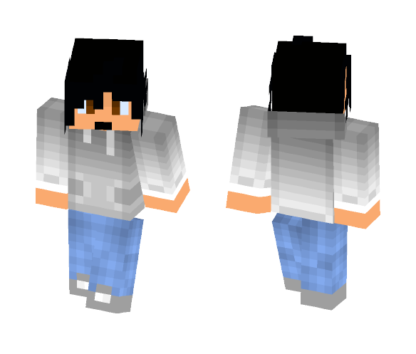 Grey Jumper Boy - Boy Minecraft Skins - image 1