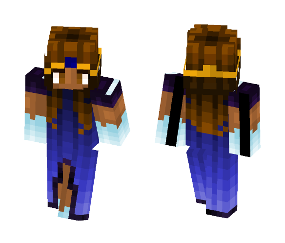 Blue Queen - Female Minecraft Skins - image 1