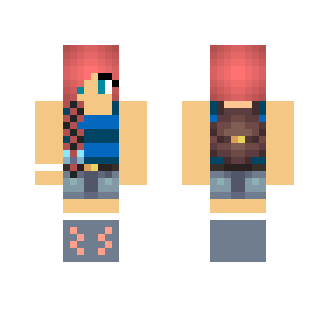 Tank Top Back Pack Girl - Girl Minecraft Skins - image 2