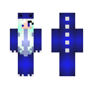 Blue Dino Girl