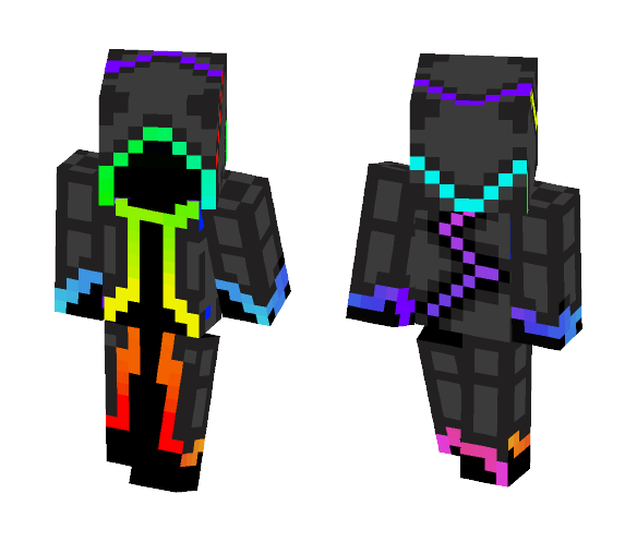 Rainbow Assassin - Male Minecraft Skins - image 1