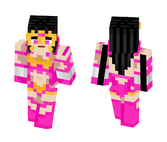 Pink Lantern Wonder Woman - Comics Minecraft Skins - image 1
