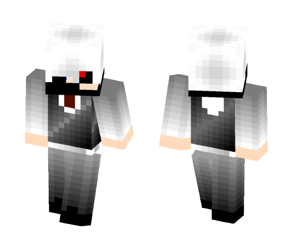 Ken Kaneki (Tokyo Ghoul) {Updated} - Male Minecraft Skins - image 1