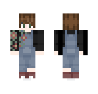Floral dungarees. - Male Minecraft Skins - image 2