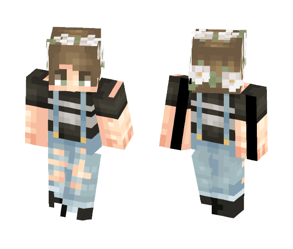 Overalls my dood :: Girl in desc. - Girl Minecraft Skins - image 1