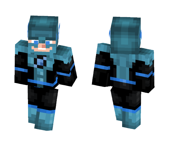 Blue Lantern Flash - Male Minecraft Skins - image 1