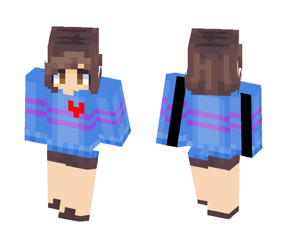 Frisk undertale - Interchangeable Minecraft Skins - image 1