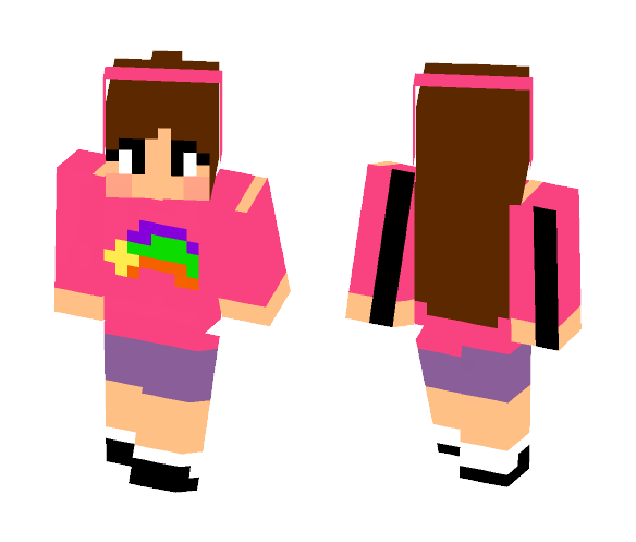 Mabel Pines - Gravity Falls - Female Minecraft Skins - image 1