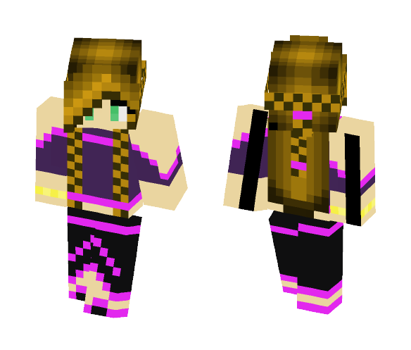 Download Free Sandra Skin for Minecraft image 1 Sandra - Female Minecraft Skins - image 1
