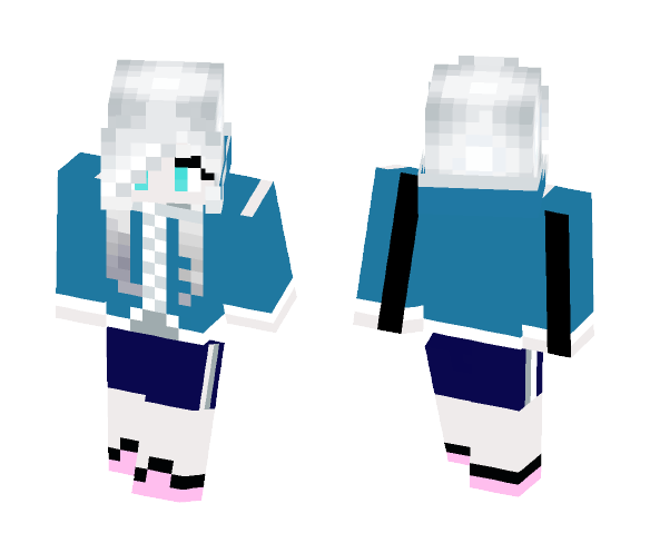 Sans Girl undertale - Girl Minecraft Skins - image 1