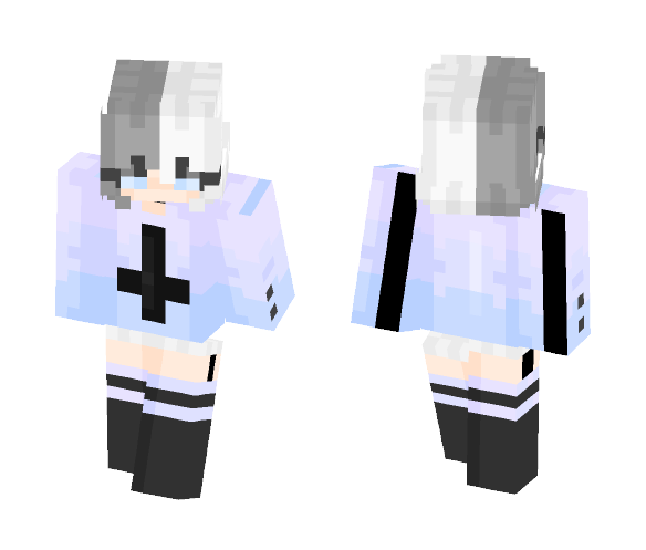 I'ma Pastel Goth And Im Proud! | Oc - Female Minecraft Skins - image 1