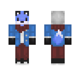 Aquatic fox in jacket x3