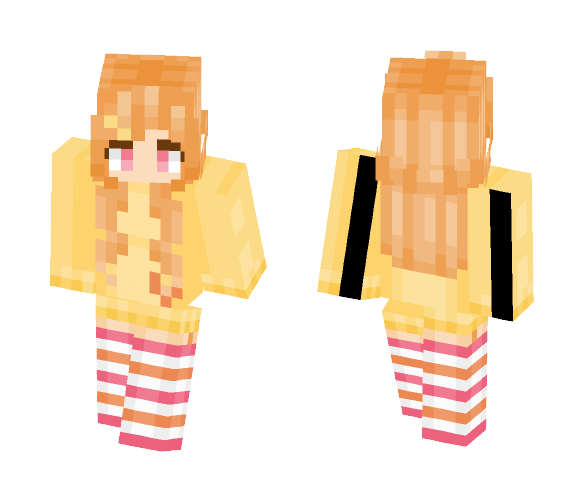 Download Free Peaches from neko atsume Skin for Minecraft image 1 Peaches from neko atsume - Female Minecraft Skins - image 1