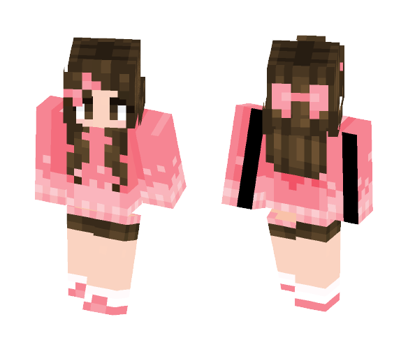 Pink smudges - Female Minecraft Skins - image 1