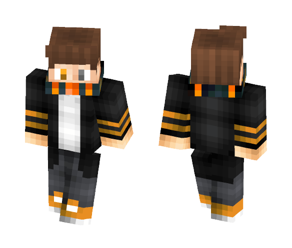 PVP Skin: Orange - Male Minecraft Skins - image 1