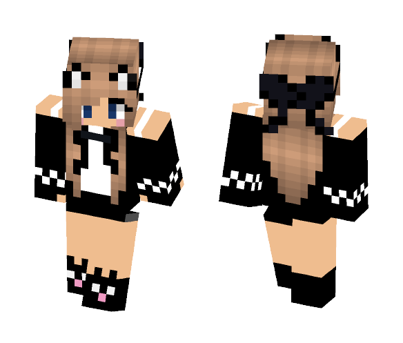 ~The moment dis wolf got ur eye ✌ - Female Minecraft Skins - image 1