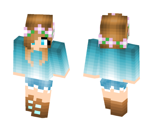 Download Free Tumblr Girl Skin for Minecraft image 1 Tumblr Girl - Girl Minecraft Skins - image 1