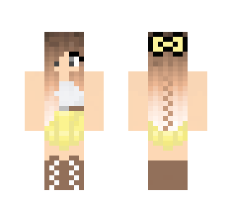 Yellow Summer girl - Girl Minecraft Skins - image 2