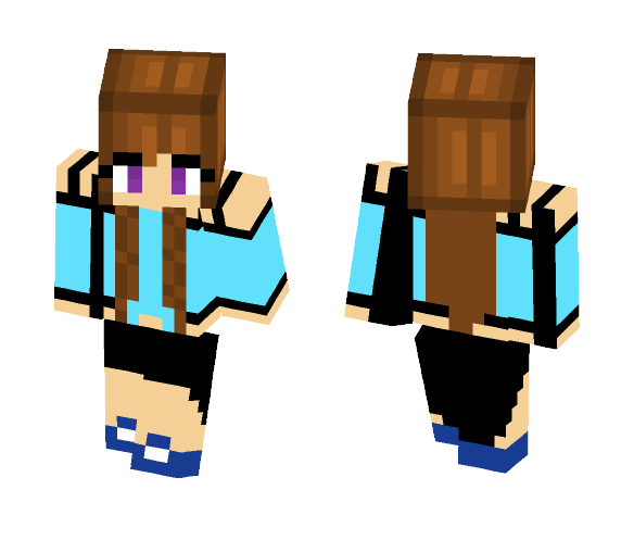 Hi my first skin - Female Minecraft Skins - image 1