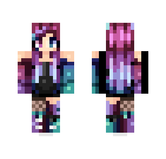 all of my favorite colors in 1 skin - Female Minecraft Skins - image 2