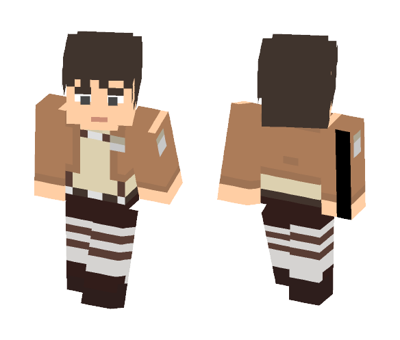 Attack on Titan - Eren Jaeger - Male Minecraft Skins - image 1