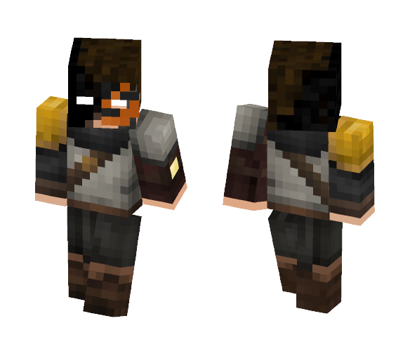 Download Free New Jenava - Masked Knight Skin for Minecraft image 1 New Jenava - Masked Knight - Male Minecraft Skins - image 1
