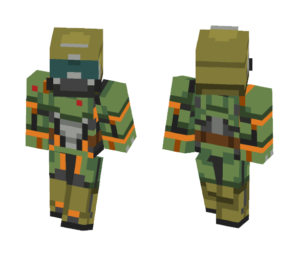 Doom Slayer - Male Minecraft Skins - image 1