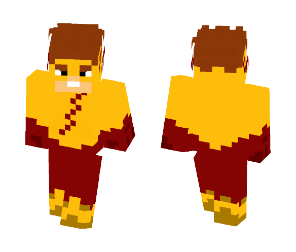 Kid Flash (Teen Titans Go) - Male Minecraft Skins - image 1
