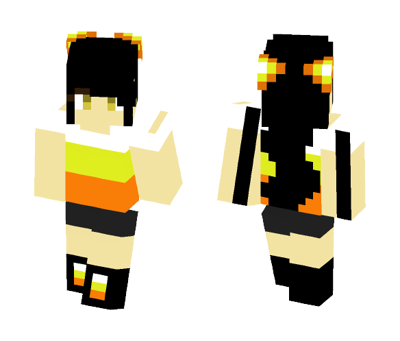 CandyCorn Cutie - Halloween Theme - Halloween Minecraft Skins - image 1