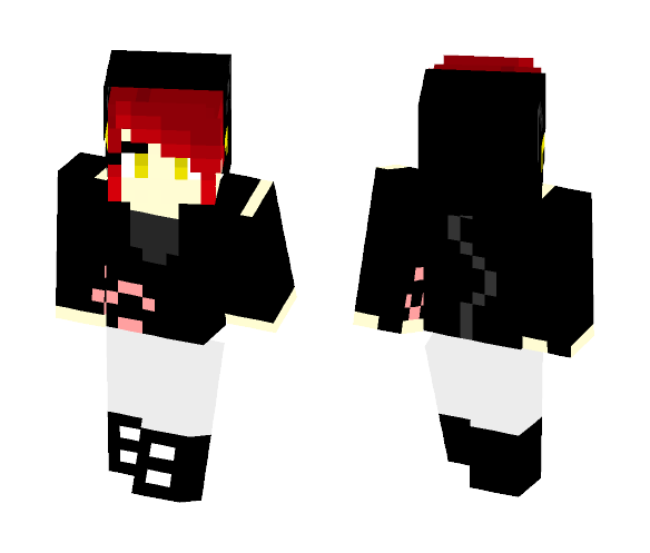 Black Cat Sweater - Halloween Theme - Cat Minecraft Skins - image 1