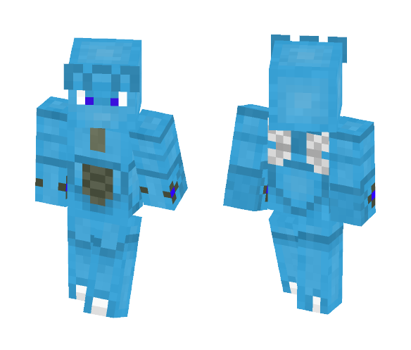 Cyan Dragon - Male Minecraft Skins - image 1