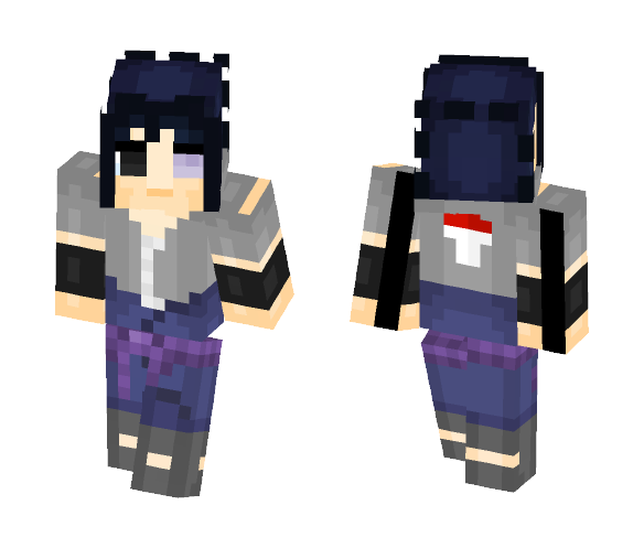 Sasuke rinnegan Naruto Shippuden - Male Minecraft Skins - image 1
