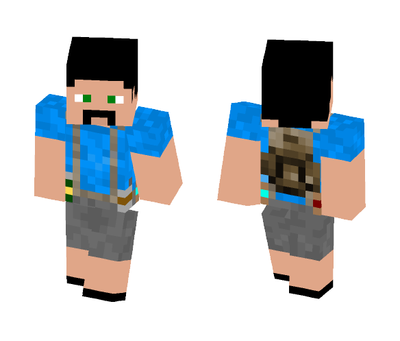 Download Free Zombie apocalypse survivor Skin for Minecraft image 1 Zombie apocalypse survivor - Male Minecraft Skins - image 1