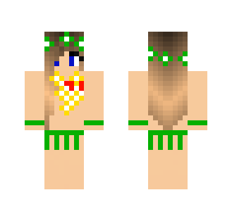 Hawaiian Litttle Carly - Female Minecraft Skins - image 2