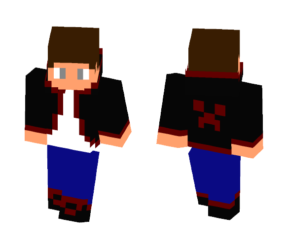 Dark Hoodie - Male Minecraft Skins - image 1