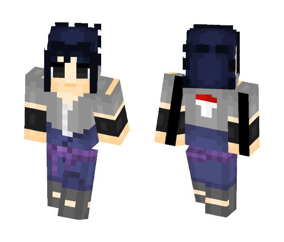 Sasuke taka Naruto Shippuden - Male Minecraft Skins - image 1