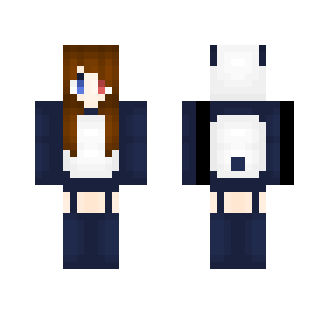 Blue Panda Girl | KamiAhiro - Girl Minecraft Skins - image 2