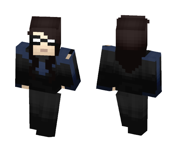 Genderbent Nightwing [Batman] - Comics Minecraft Skins - image 1