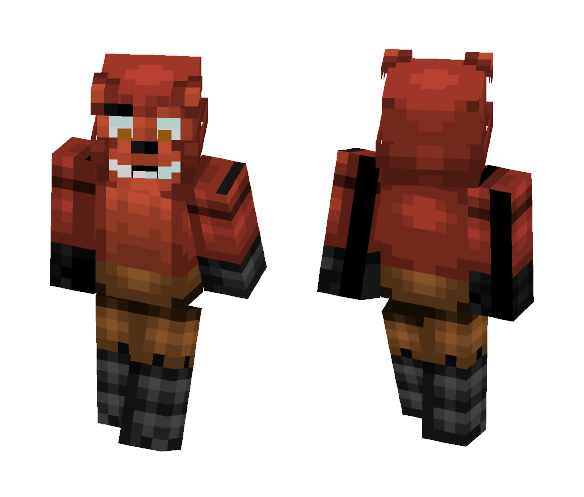 FnafWorldFoxyFNAF - Male Minecraft Skins - image 1
