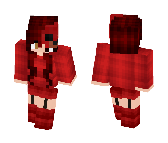 FoxyGirlFNAF - Female Minecraft Skins - image 1
