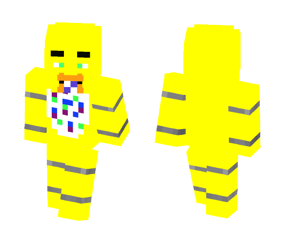 BabyChicaFNAF - Female Minecraft Skins - image 1