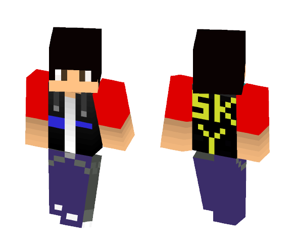 Sky - Male Minecraft Skins - image 1